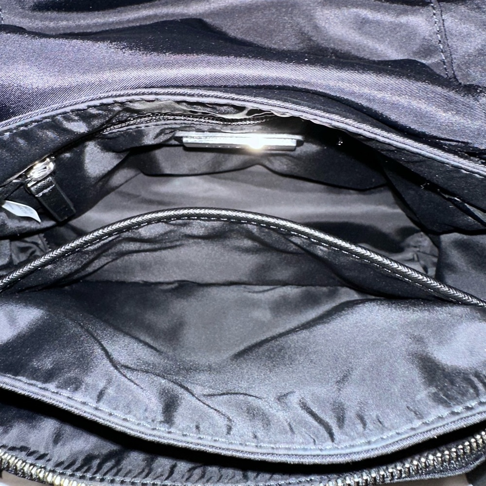 Tory Burch Virginia Recycled Nylon Small Messenger Crossbody ~NWT~ Black - Picture 11 of 14